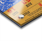 1941 Stanford vs. California Football Ticket Canvas Acrylic print