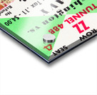 1960 Washington vs. Navy Football Ticket Canvas Acrylic print