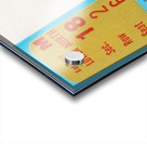 1985 Pittsburgh vs. Navy Football Ticket Art Acrylic print