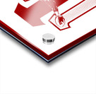 1969 Indiana IU Football Player Art Acrylic print