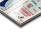 1958 Army vs. Penn State Football Ticket Art Acrylic print