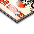 Retro Cincinnati Bengals Line of Scrimmage Art Acrylic print