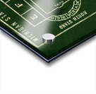 1946 Michigan State Macklin Stadium Map Art Acrylic print