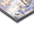 1947 Notre Dame vs. Army Ticket Stub Square Acrylic print