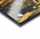 Vintage New York City at Night in the Rain  Acrylic print