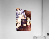 1950s card game Acrylic Print