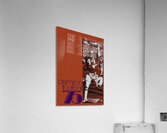 retro remix 1975 clemson football art Acrylic Print