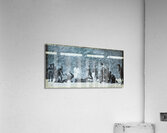 1928 drake creighton football blizzard art Acrylic Print