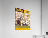 1977 nebraska missouri football program art  Acrylic Print