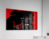 Vintage Georgia Bulldog Remix Art Acrylic Print