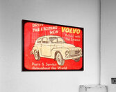 Vintage Volvo Car Ad Viewfinder Acrylic Print