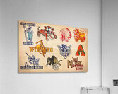 1940s Rocky Mountain Region Colleges Art Acrylic Print