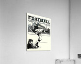 early 1900s football kicker Acrylic Print