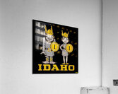 Vintage Idaho Vandals Cartoon Couple Art Acrylic Print