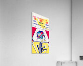 1958 Oregon Ducks vs. Cal Bears Ticket Art Acrylic Print