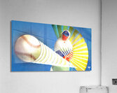 Vintage Cubs Batter Remix Art Acrylic Print