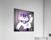 Vintage Northwestern Wildcat Cartoon Art Acrylic Print