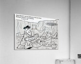 Fred Flintstone and Barney Rubble Eating Lunch Acrylic Print