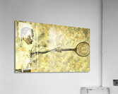 the backhand vintage tennis art Acrylic Print