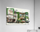 1950s kitchen art Acrylic Print