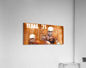 1971 texas longhorns football art remix Acrylic Print