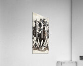 Race to Win: 1974 Horse Racing Art Acrylic Print
