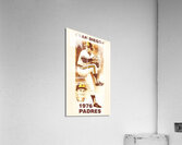 1976 San Diego Padres Art Acrylic Print