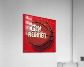 1980s St. Johns Redmen Basketball Art Acrylic Print