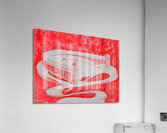 1920s Ohio Stadium Art Remix Acrylic Print