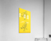 1973 Milwaukee Brewers Cartoon Art by James Gehr Acrylic Print