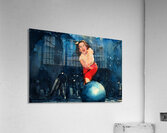 1947 Woman Bowling Art Acrylic Print