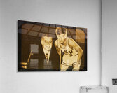 Pistol Pete and Coach Press Maravich Acrylic Print