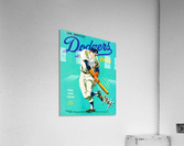 1968 Los Angeles Dodgers Scorecard Art  Acrylic Print