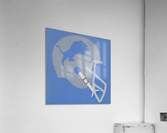 Vintage Detroit Lions Helmet Art (1965) Reproduction Fine Art Print (1) Acrylic Print