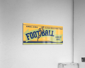 1939 Ames Football Admit One Ticket Acrylic Print