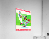 1979 chicago cubs wrigley field program Acrylic Print