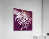 1985 retro ksu wildcats college art Acrylic Print