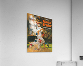 1969 atlanta braves baseball poster  Acrylic Print