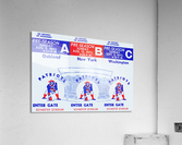 1973 New England Patriots Season Tickets Acrylic Print