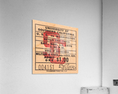 1976 USC Trojans Football Ticket Art Acrylic Print