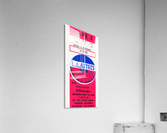 1980 LA Aztecs Soccer Ticket Stub Art Acrylic Print