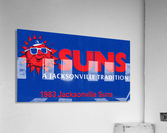 1983 Jacksonville Suns Baseball Art Acrylic Print