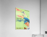 1967 Dodgers Scorecard Art Karl Hubenthal Acrylic Print