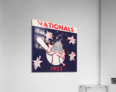 1953 Washington Nationals Art Acrylic Print