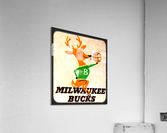 1972 Milwaukee Bucks Viewfinder Slide Basketball Art Acrylic Print
