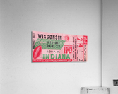 1943 Indiana Hoosiers vs. Wisconsin Badgers Acrylic Print