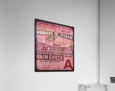 1929 Chicago Cubs World Series Ticket Stub Art | Row 1 Acrylic Print