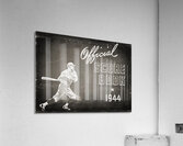 1944 Baseball Score Book Remix Art Acrylic Print