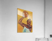 1956 Golden Background Vintage Basketball Player Art Acrylic Print