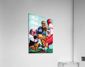 1946 Gridiron Action Football Art  Acrylic Print